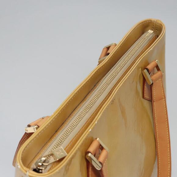 LOUIS VUITTON Monogram Vernis Houston Hand Bag Beige M91004 - Picture 7 of 13